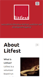 Mobile Screenshot of litfest.org