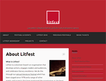 Tablet Screenshot of litfest.org